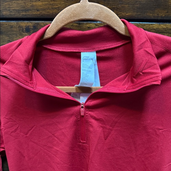 Fabletics Bold Red Long Sleeve Top - Picture 6 of 8